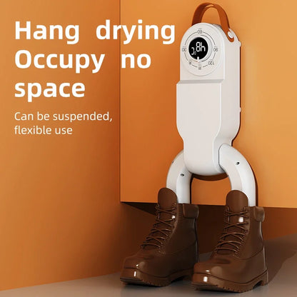 Sèche-Chaussures Intelligent 150W — Minuterie, Séchage Rapide, Désodorisant & Stérilisant