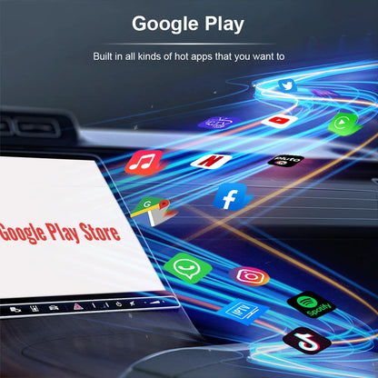 XUDA Android14 sans fil CarPlay/Android Auto 3in1 nouveau CarPlay Ai Box 4 cœurs 4GB RAM + 64GB ROM Plug and Play Transmission Stable
