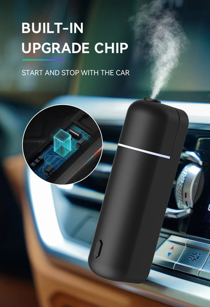 Diffuseur Parfum Voiture — Désodorisant Grille Aération & 6 Huiles Essentielles Incluses