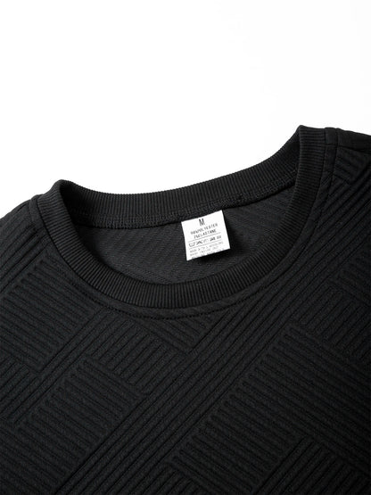 Sweat-shirt Col Rond Homme — Polyester & Élasthanne | Sans Capuche | Couleur Unie | Casual | 4 Coloris | S à 3XL