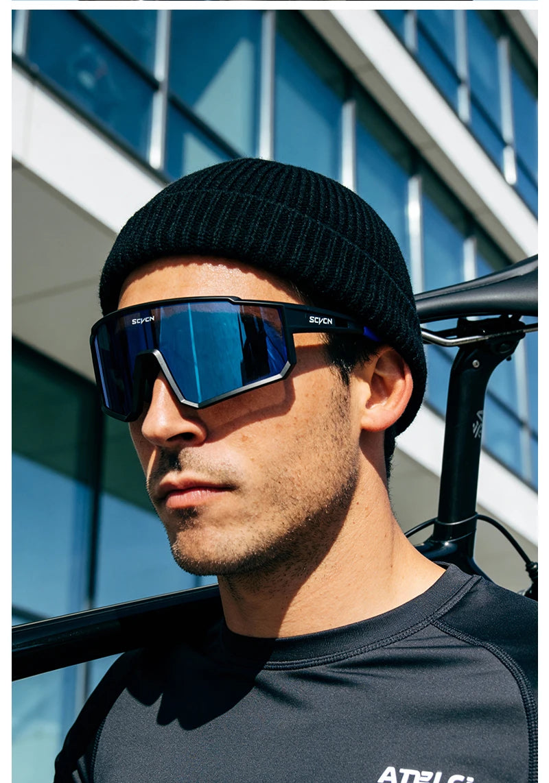 SCVCN vélo cyclisme lunettes mode sport lunettes de soleil vélo accessoires Golf Camping Wen femmes UV400 équipement de conduite en plein air