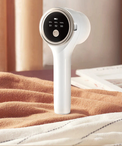 Rasoir Anti-Peluches Électrique Rechargeable — Affichage LED, 40 min d'Autonomie & Charge Rapide