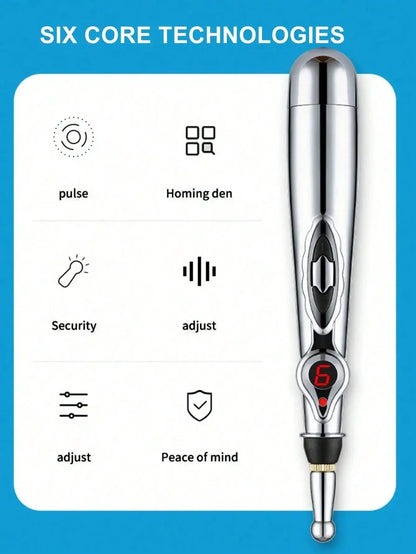 Stylo Méridien Énergétique — Massage Acupression & Relaxation Profonde | TechNova X