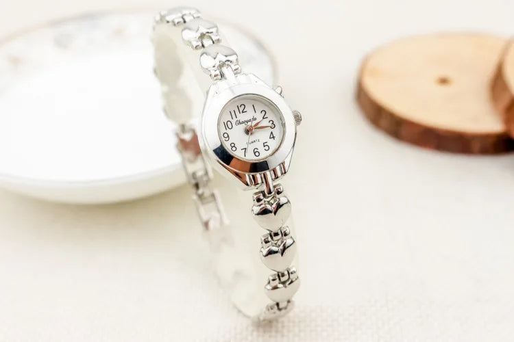 Montre Femme Quartz Rétro Chiffres Romains MOONBIFFY — Bracelet Acier Inox, Style Vintage Luxe, 11 Coloris