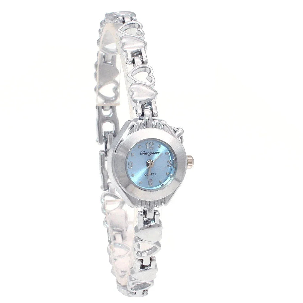 Montre Femme Quartz Rétro Chiffres Romains MOONBIFFY — Bracelet Acier Inox, Style Vintage Luxe, 11 Coloris