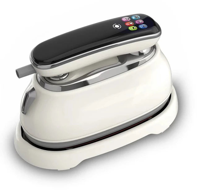 Fer à Vapeur Portable 2-en-1 IA — Défroisseur Intelligent Tactile, 6 Modes & Chauffe en 20s