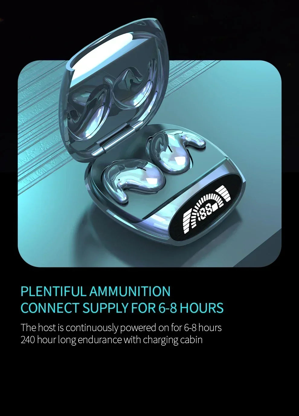 Premium TWS Bluetooth Wireless Sports Earphones Dual Ear Sleep In-Ear Md538 Mini Painless Call Noise Cancellation Slim Headset