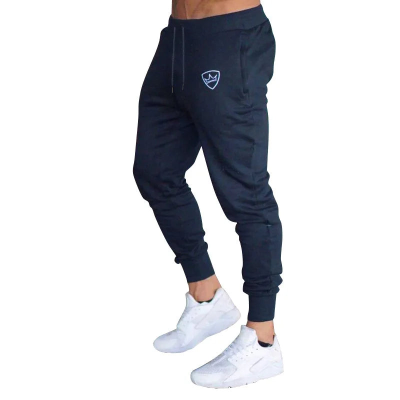 Bouclier imprimé nouveaux pantalons de survêtement pour hommes printemps automne respirant pantalons de Jogging plusieurs paquets mâle extérieur concis pantalon droit