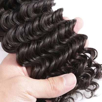 Paquets Cheveux Humains Remy Brésiliens Miss Anna — Vague Profonde 100% Naturels, 12-40 Pouces, Expédié depuis Chine ou USA | TechNova X
