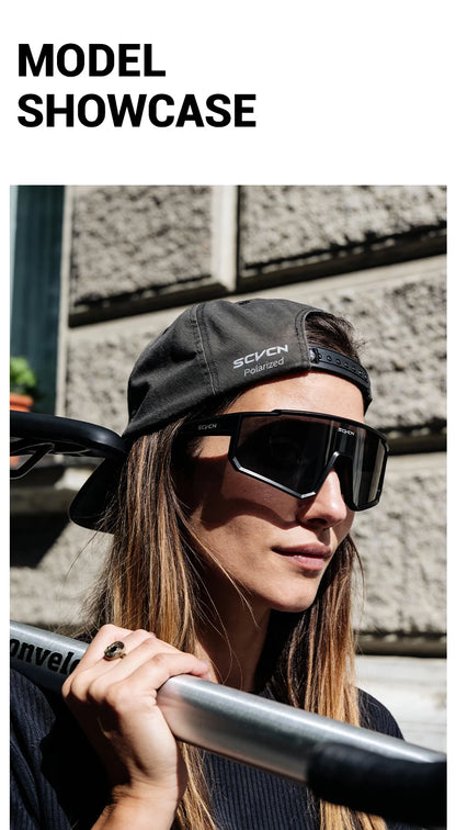 SCVCN vélo cyclisme lunettes mode sport lunettes de soleil vélo accessoires Golf Camping Wen femmes UV400 équipement de conduite en plein air
