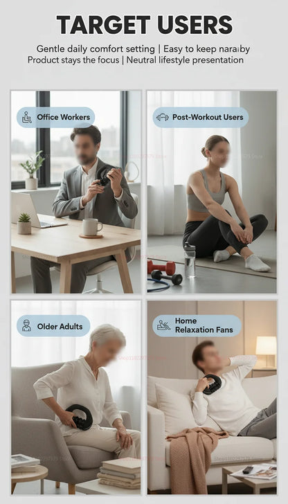 Masseur Électrique à Rouleaux — Relaxation Profonde Corps Entier | TechNova X