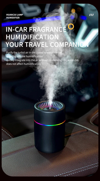 Humidificateur Brume Arc-en-ciel CL-01 — LED 7 Couleurs, 2 Modes (3H/6H) & Nano-Brume Silencieuse