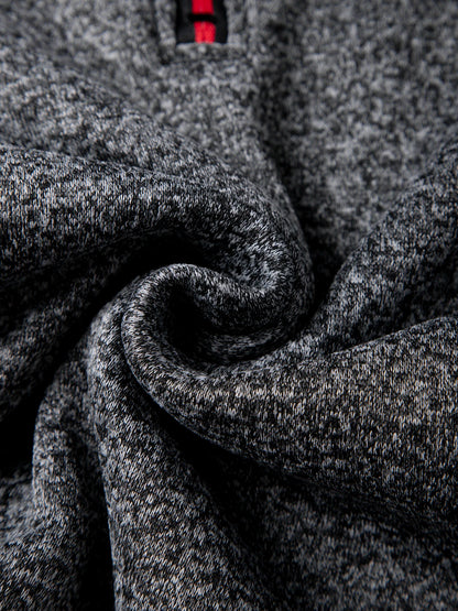 Pull Col Roulé Homme — Demi-Fermeture Éclair | Polyester Tricoté | Couleur Unie | Printemps Automne | 6 Coloris | M à 4XL