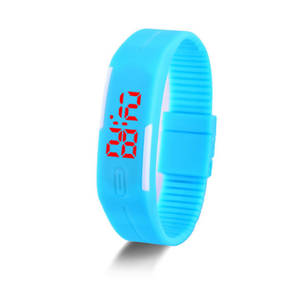 Montre Digitale LED MOONBIFFY DW4805 — Écran Tactile, Bracelet Silicone, Style Sport Unisexe