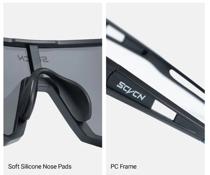 SCVCN vélo cyclisme lunettes mode sport lunettes de soleil vélo accessoires Golf Camping Wen femmes UV400 équipement de conduite en plein air