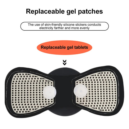 Masseur de cou EMS, Mini Patch de soulagement de la douleur musculaire du dos Cervical, tapis stimulateur, outil de soins de santé Portable pour les jambes et le corps