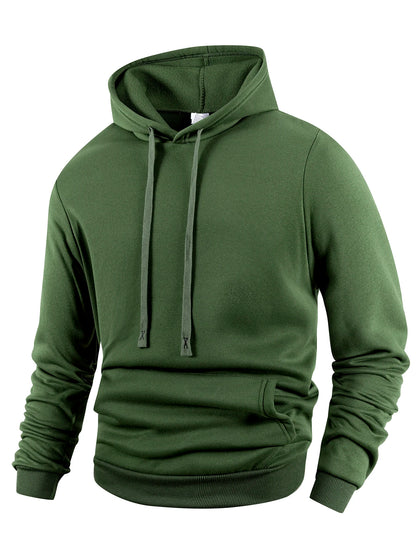 Sweat à capuche à manches longues PVD pour hommes et femmes, pull polyvalent, streetwear décontracté, monochrome, automne, printemps