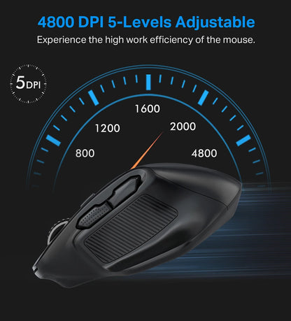 E-YOOSO X-31 USB 2.4G souris de jeu sans fil grande pour grandes mains PAW3212 4800 DPI 5 boutons pour souris gamer ordinateur portable PC