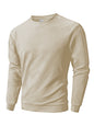 Sweat-shirt Col Rond Homme — Polyester & Élasthanne | Sans Capuche | Couleur Unie | Casual | 4 Coloris | S à 3XL
