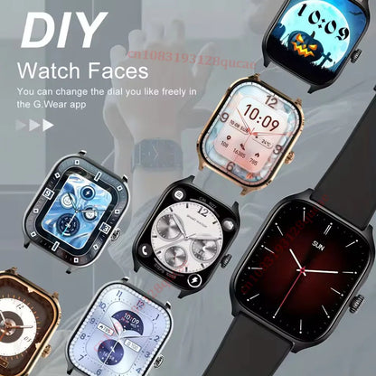 Montre Connectée 2026 Femme & Homme — Écran 2,01", Appels Bluetooth 5.0, Suivi Santé & Sport, 9 Coloris | TechNova X