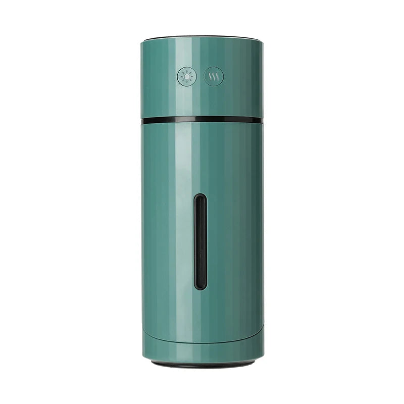 Humidificateur Diffuseur Sans Fil 260ml — Nano-Spray, Buse 90°, Veilleuse LED & Batterie 1000mAh