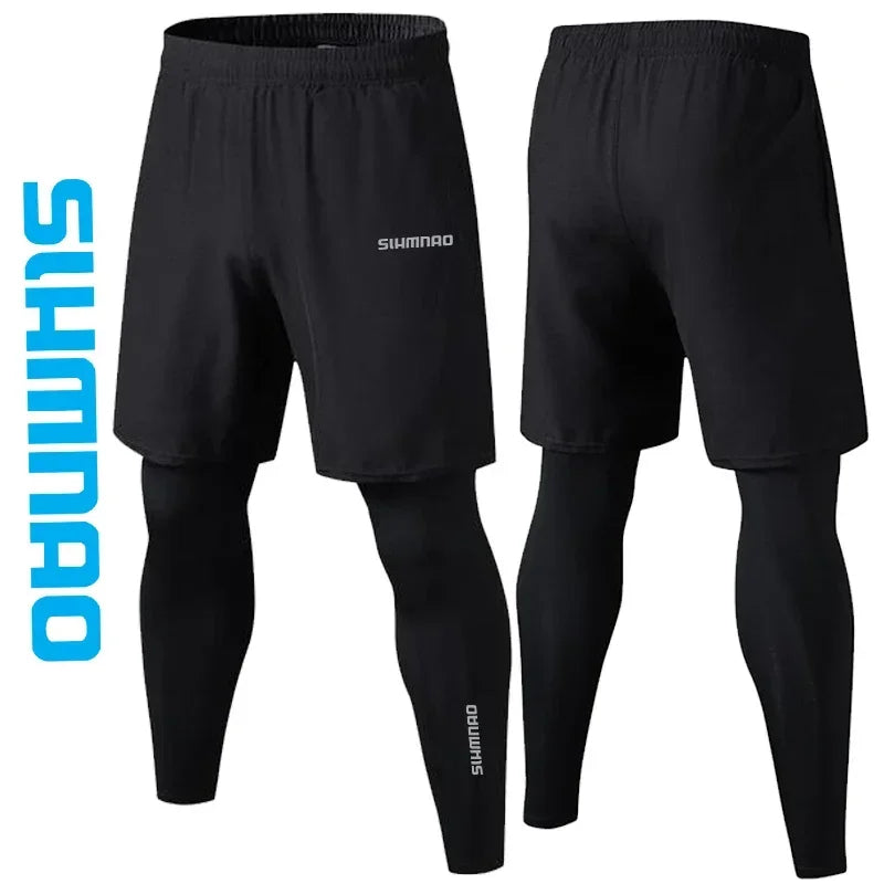 Men's Stretch Cycling Pants — Quick-Dry Running & Outdoor Tights | TechNova X