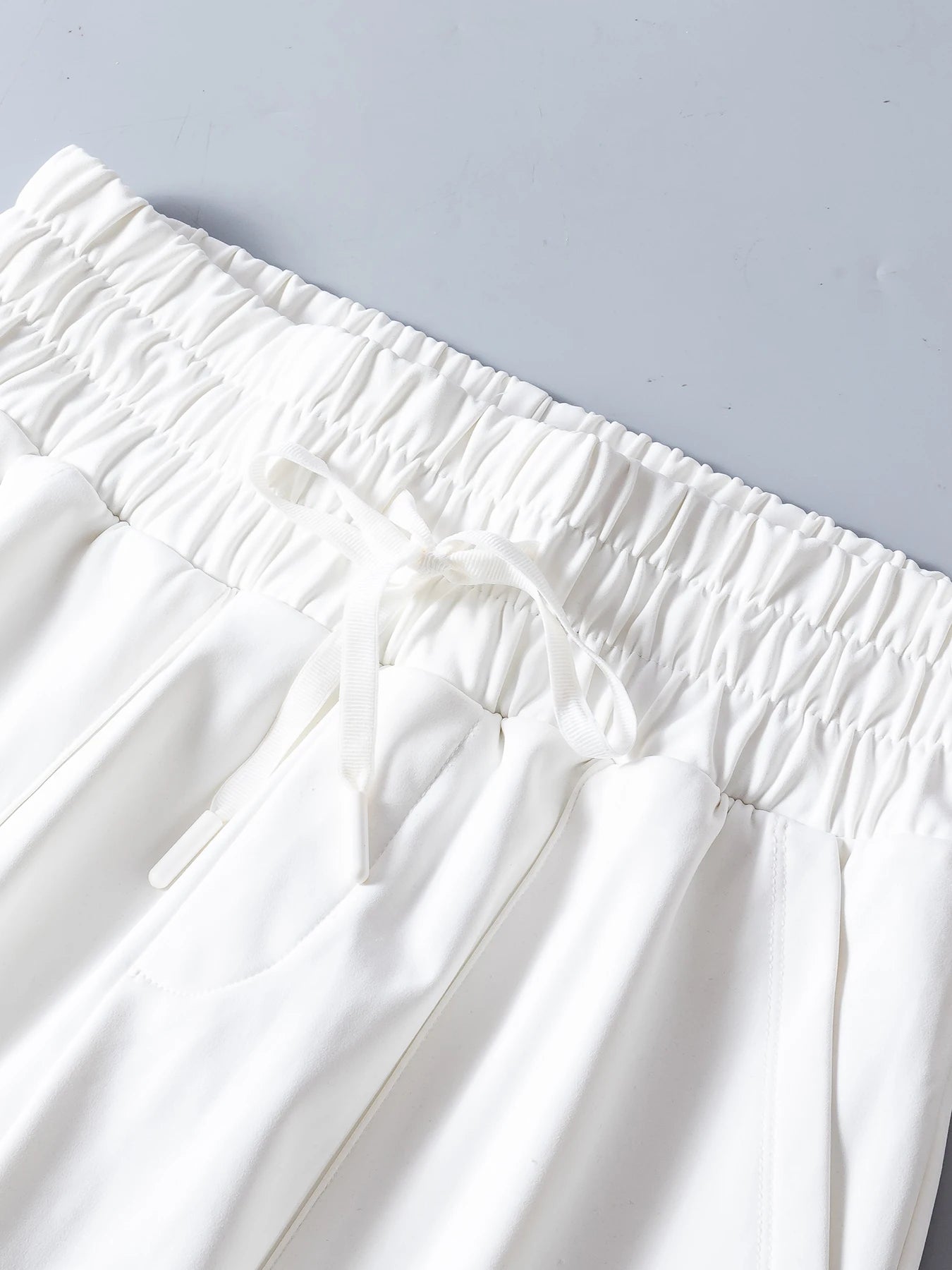Pantalon de Survêtement Femme en Polaire — Épais & Chaud | Coupe Ample | Pieds Groupés | Cordon de Serrage | 2 Coloris | S–XXL