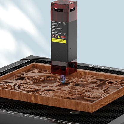 Graveur Laser deux arbres TTS 10 Pro, avec contrôle hors ligne Wifi, Machine de gravure Laser 10W pour la sculpture sur verre, métal et cuir