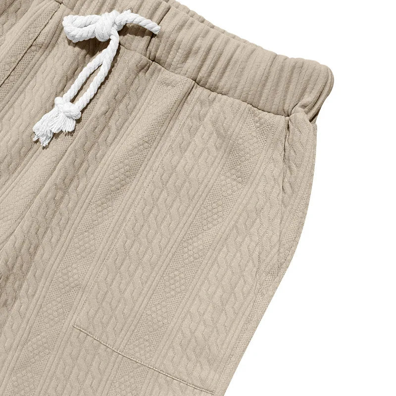 Pantalon Jogging Homme — Coupe Ample | Ceinture Élastique & Cordon | Poches | Casual | 5 Coloris | S à XXXL