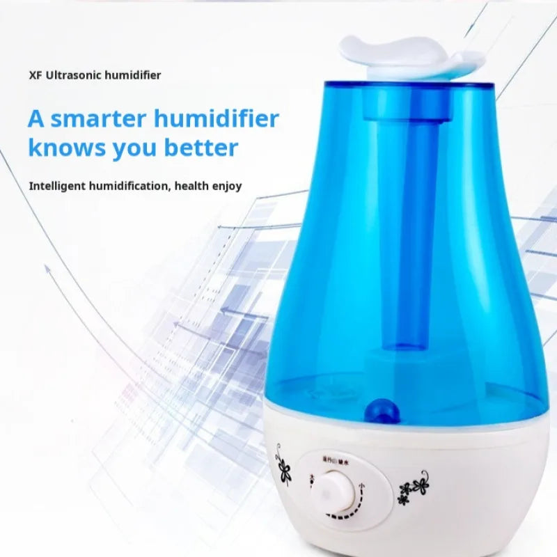 Humidificateur Ultrasonique 4L — Double Pulvérisation, Arrêt Auto & Contrôle Tactile