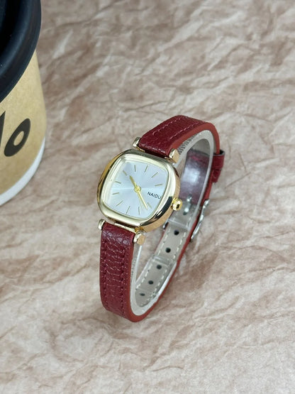 Montre Femme Quartz Petit Cadran zkceenier SN250233 — Bracelet Cuir, Style Mode Étudiant, 6 Coloris