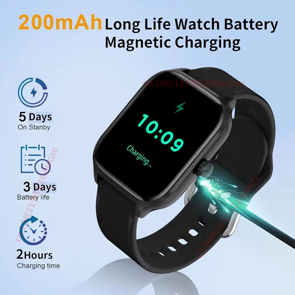 Montre Connectée 2026 Femme & Homme — Écran 2,01", Appels Bluetooth 5.0, Suivi Santé & Sport, 9 Coloris | TechNova X
