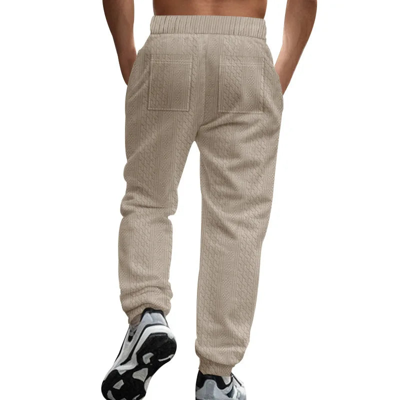 Pantalon de Jogging Homme Couleur Unie — Style Américain | Coupe Ample | Cordon de Serrage | Poches | 5 Coloris | S–XXXL