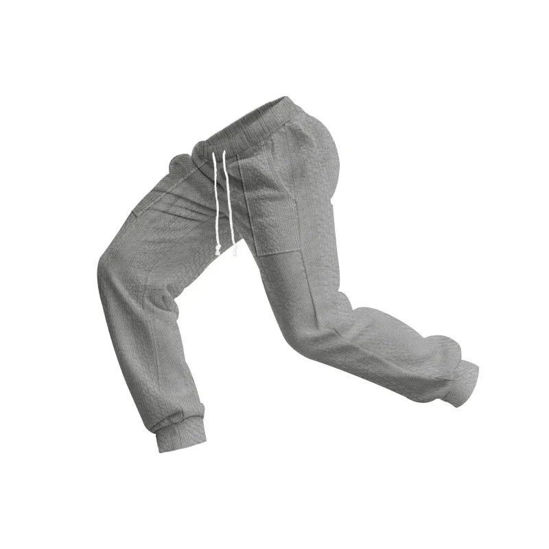 Pantalon de Jogging Homme Couleur Unie — Style Américain | Coupe Ample | Cordon de Serrage | Poches | 5 Coloris | S–XXXL
