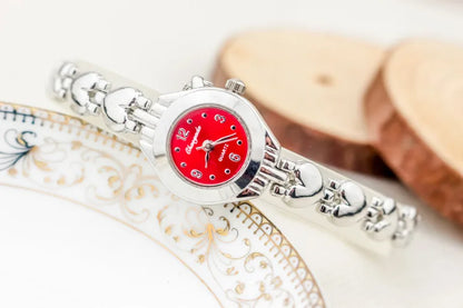 Montre Femme Quartz Rétro Chiffres Romains MOONBIFFY — Bracelet Acier Inox, Style Vintage Luxe, 11 Coloris