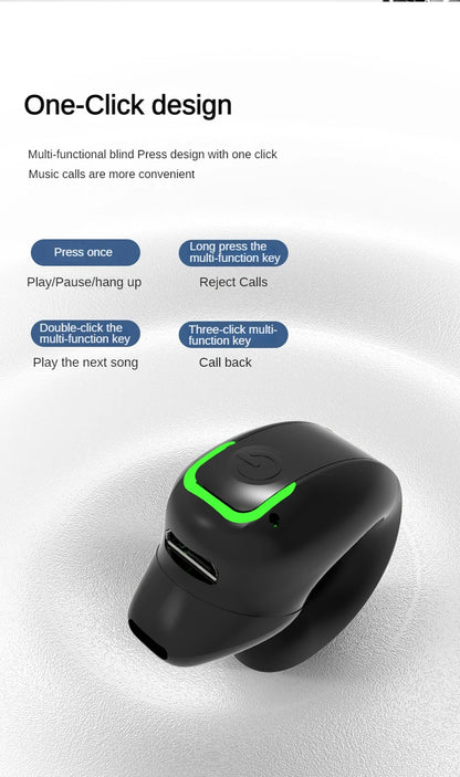 SHUKE GD28 OWS Clip Earphones — Bluetooth 5.3, ANC, IPX7, 688h Standby