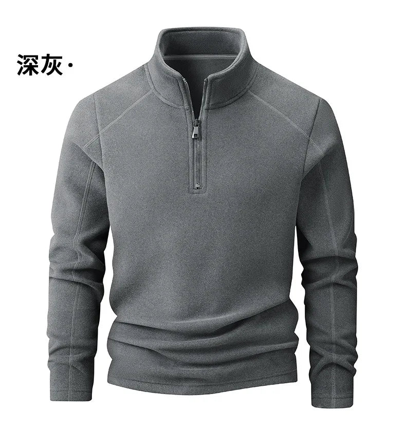 Sweat-shirt surdimensionné pour hommes, automne hiver, polaire épaisse, manches longues, à capuche, mode col montant, pull chaud, 9XL