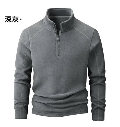 Sweat-shirt surdimensionné pour hommes, automne hiver, polaire épaisse, manches longues, à capuche, mode col montant, pull chaud, 9XL