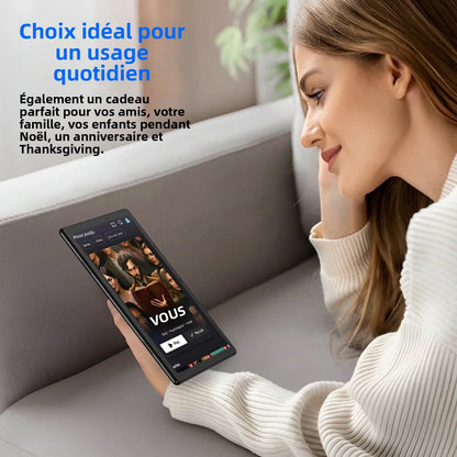 Tablette BAKEN Android 15, 10 pouces, 12 (3+9) Go de RAM + 64 Go de ROM, quad-core, batterie 6000 mAh, comprend un étui de protection gratuit