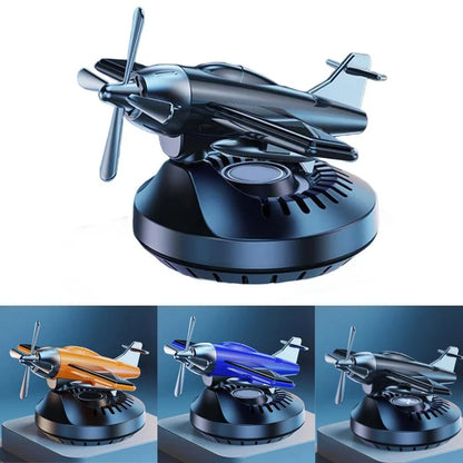 Nouveau désodorisant solaire pour voiture, hélicoptère, ornements de voiture, accessoires de décoration, hélice rotative, diffuseur de parfum aromatisant automatique