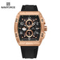 Montre Quartz Sport Homme NAVIFORCE NF8052 — Grand Cadran 44 mm, Chronographe, Aiguilles Lumineuses, Bracelet Silicone, 13 Coloris | TechNova X