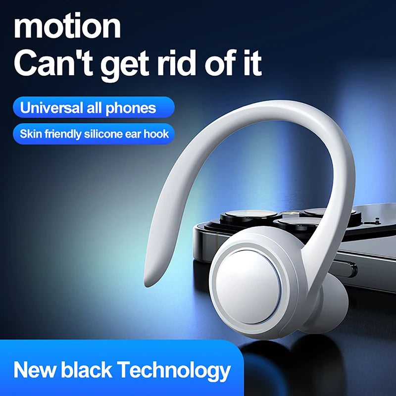 TWS Sport Earbuds — Ear Hook, HIFI & Noise Cancelling