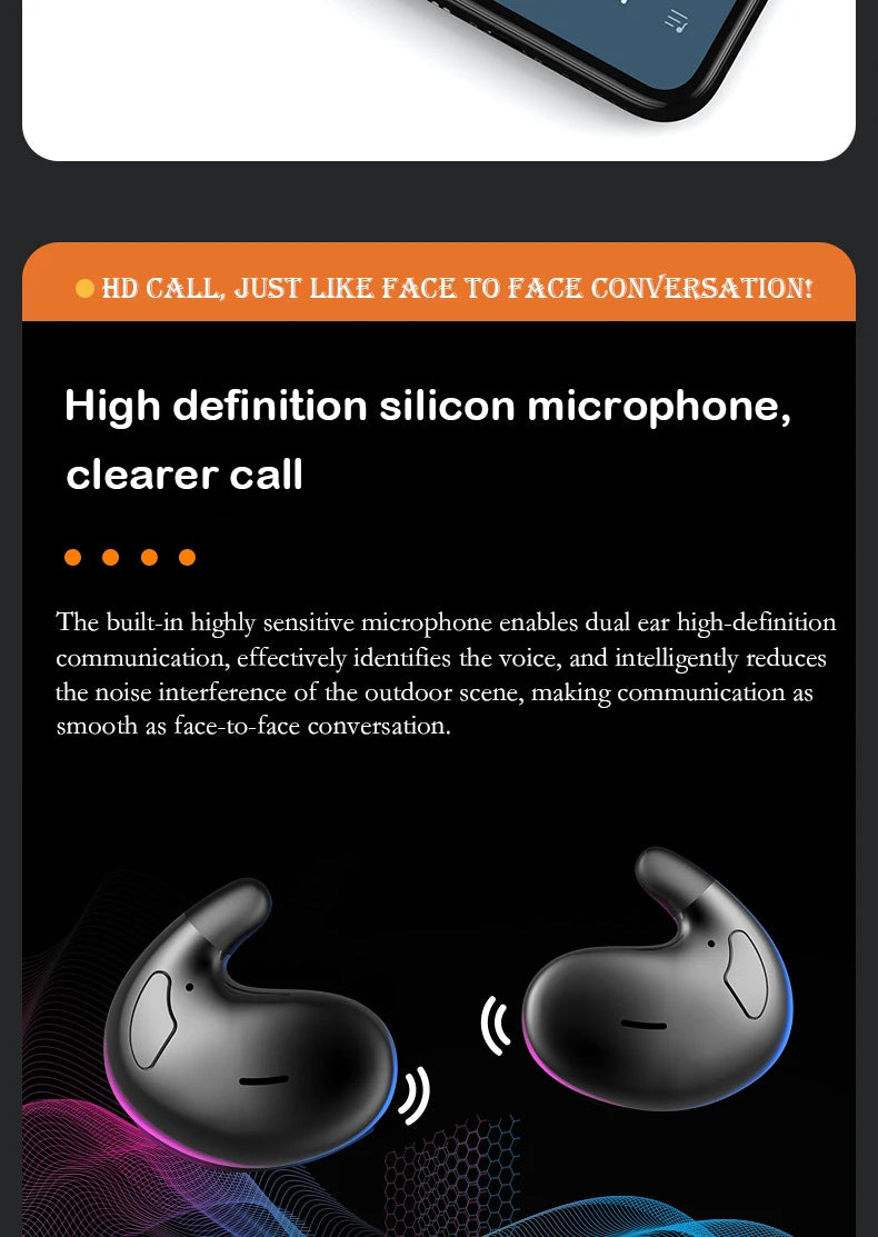 Ultra-Thin Bluetooth 5.3 Sleep Headphones — Invisible, IPX7 Waterproof | TechNova X