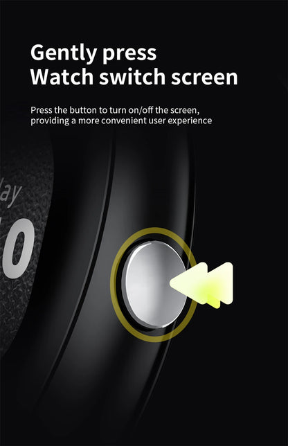 Smartwatch LIGE 2025 — Bluetooth 5.3, Écran 1,39", Santé 24h, IP68