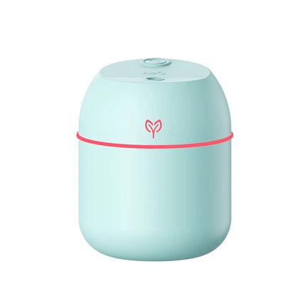 Mini Humidificateur USB 220ml — Aromathérapie, Silencieux, Arrêt Auto & 3 Coloris