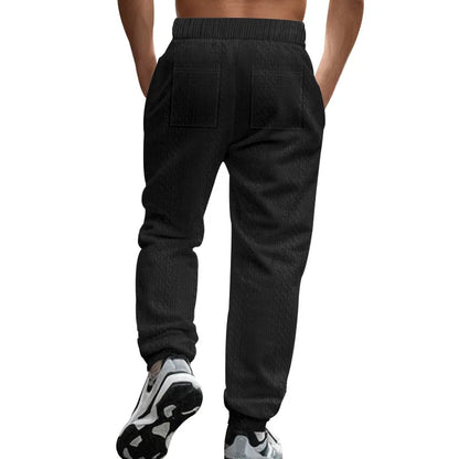 Pantalon Jogging Homme — Coupe Ample | Ceinture Élastique & Cordon | Poches | Casual | 5 Coloris | S à XXXL