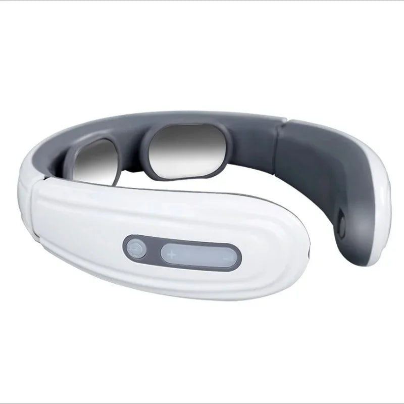 Masseur Cervical EMS CAMMUO 4D — Chaleur 42°C, 6 Modes & Traction Cervicale