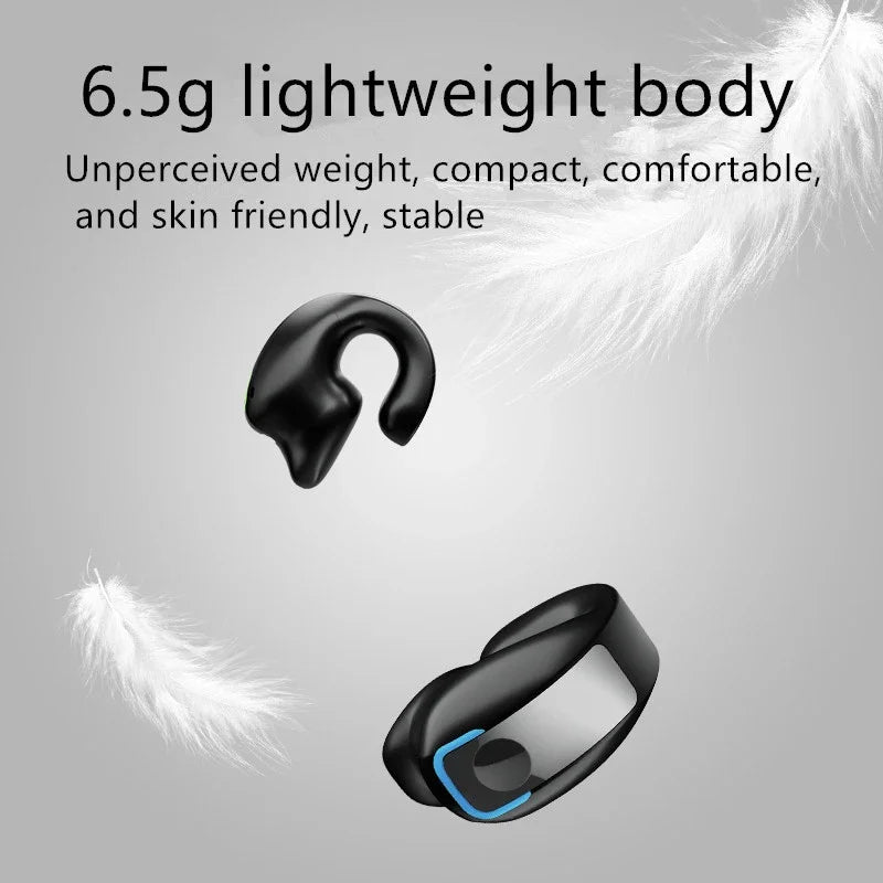 High-Quality TWS Bone Conduction Bluetooth Wireless Earphones with Mic for Sports and Noise Reduction