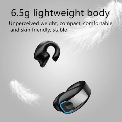 High-Quality TWS Bone Conduction Bluetooth Wireless Earphones with Mic for Sports and Noise Reduction