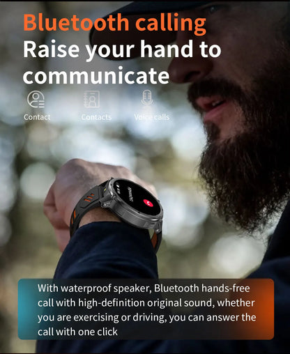 Smartwatch GPS GUHUAVMI T-Rex3 Pro 2026 — AMOLED 1,7", Batterie 1100mAh, 10 ATM, 100+ Modes Sport